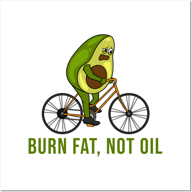 cycling avocado for the climate Wall Art by Lomitasu